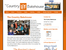 Tablet Screenshot of countrybakehouse.com.au